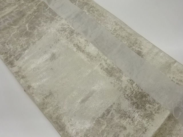 JAPANESE KIMONO / VINTAGE NAGOYA OBI / WOVEN STRIPE & KICHO PATTERN